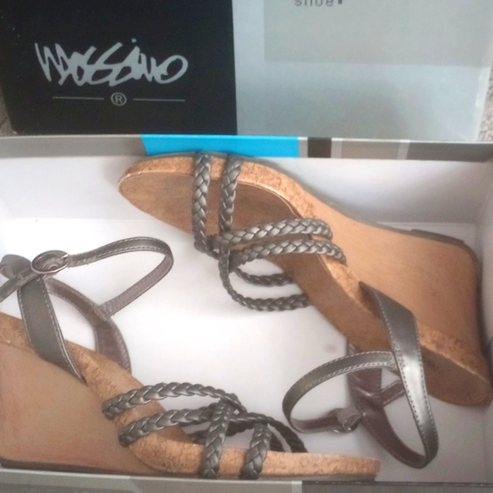 Mossimo Pewter Wedges